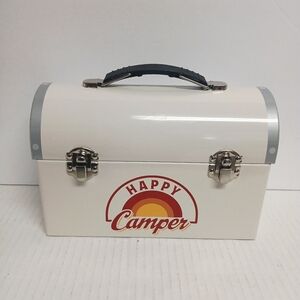 Target Bullseye "Happy Camper" Metal Lunchbox